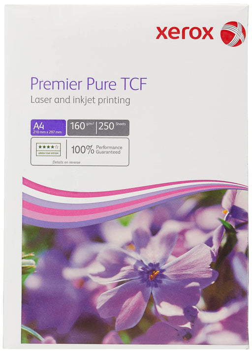 Xerox Premier A4 Printer Paper White 160 gsm Smooth 250 Sheets