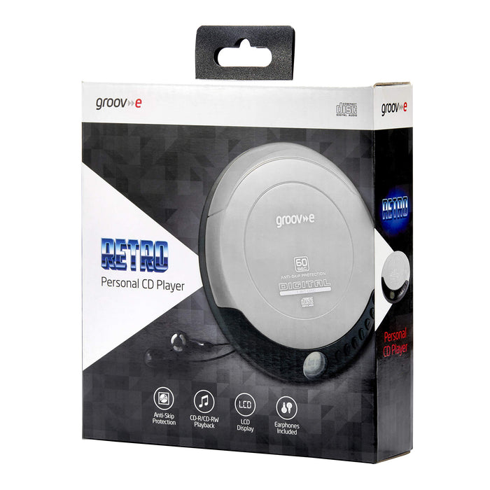 Groove-e Personal CD Player GVPS110/SR Silver