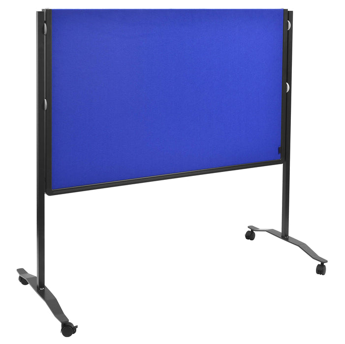 Legamaster Freestanding Notice Board PREMIUM PLUS Foldale Navy Blue 126 x 196 cm