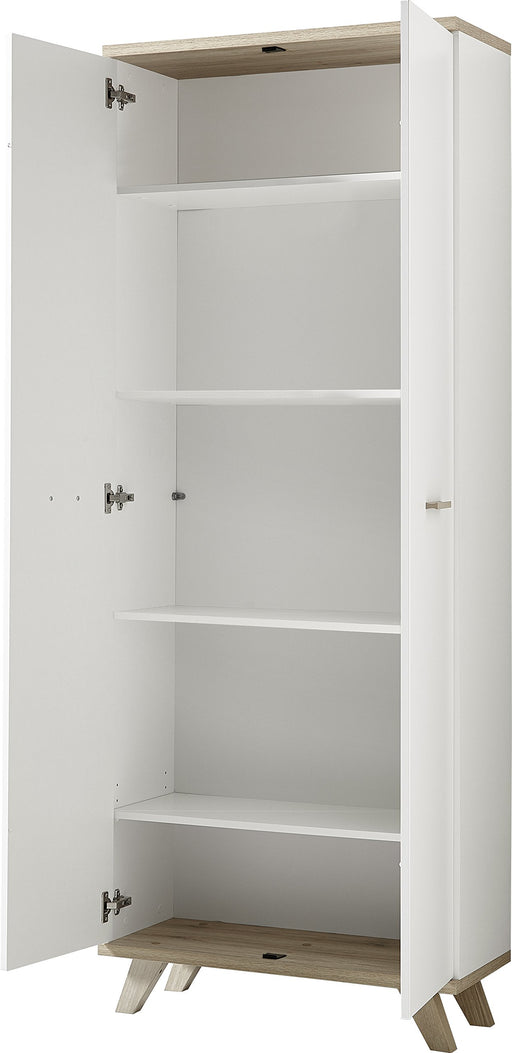 Germania Cupboard Oslo White 750 x 370 x 1,930 mm