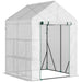 OutSunny Greenhouse Green 143 x 143 x195 cm