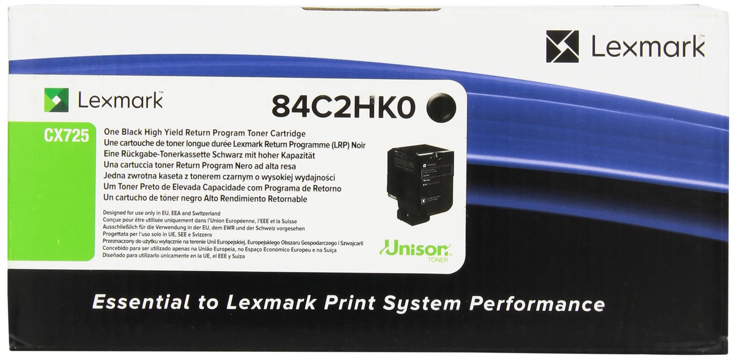 Lexmark Original Toner Cartridge 84C2HK0 Black