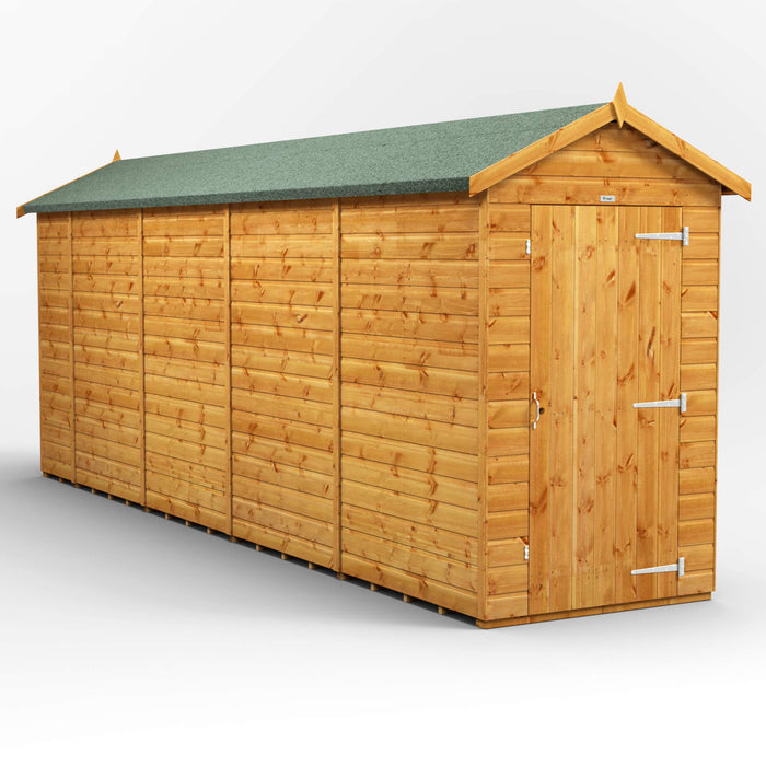 Power Garden Shed 184PAW Golden Brown 18x4