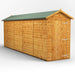 Power Garden Shed 184PAW Golden Brown 18x4