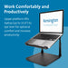 Kensington SmartFit Ergonomic Laptop Riser K52783WW Anti-Skid Tilt Design Up to 15.6" Black