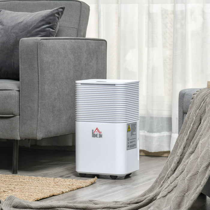 HOMCOM Dehumidifier 821-017V70 2.5 (W) x 2.2 (D) x 4.45 (H) cm