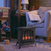 Homcom Electric Fireplace Heater with LED Flame Effect