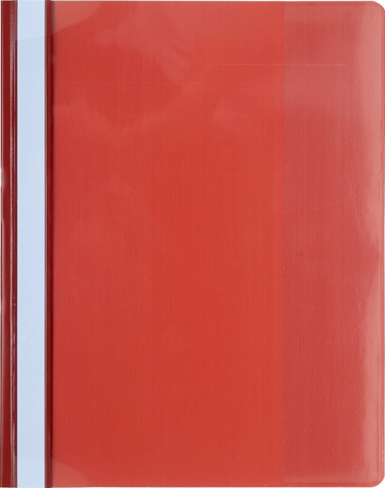 Exacompta Presentation Folders 439903B A4 Red PVC Pack of 10