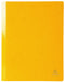 Exacompta Iderama Flat Bar Folder 380804B Glossy coated card 24 (W) x 32 (H) cm Yellow 2 Packs of 5