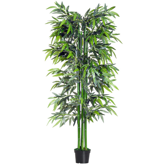 OutSunny Artificial Tree 844-196 Green, Black 200 mm x 200 mm x 1800 mm