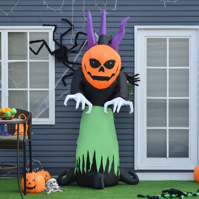 HOMCOM Inflatable Halloween Decoration 844-310V70 Multicolour 120 x 900 x 240 (W x D x H)