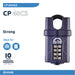 SQUIRE Combination Padlock CP40CS Hardened Steel