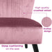 NEO Dining Chairs Non Height Adjustable Pink SHELL-PINK 570 (W) x 470 (D) x 820 (H) mm