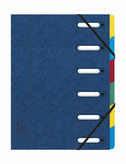 Exacompta Expanding Folders Harmonika 5306E A4 Assorted Pressboard 24 x 32 cm Pack of 8