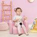 HOMCOM Kids Sofa Pink 380 x 48 mm