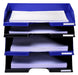 Exacompta Letter Tray Maxi Combo Landscape Blue 36.5 x 25.5 x 10.3 cm