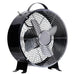 Homcom Desk Fan with Safety Guard Anti-Slip Feet Black