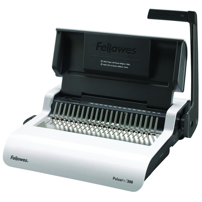 Fellowes Pulsar+ 300 Manual Comb Binding Machine 300 Sheets