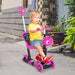 HOMCOM Kids Kick Scooter 371-008PK Pink