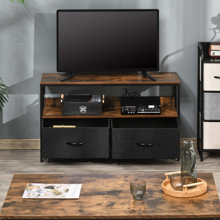 Homcom TV Stand Rustic Brown 290 x 560 mm