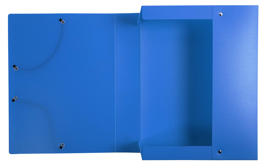 Exacompta Filing Box 59882E A4 Blue Polypropylene 25 x 33 cm Pack of 8