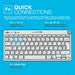 JLab Audio GO Bluetooth QWERTY English UK Keyboard