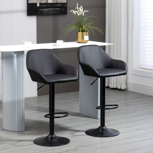 HOMCOM Bar Stool 835-733V70BK Black