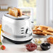 Ariete Moderna AR1493 2 slice toaster 6 Browning settings Metal White