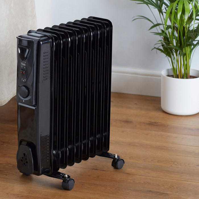 NEO Radiator 2000W-OFR-BLACK 39 (W) x 24 (D) x 54.5 (H) cm