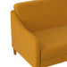 DOREL HOME 3 Seat Sofa MUSTARD LINEN Linen 1,955.80 (W) x 825.50 (D) x 838.20 (H) mm