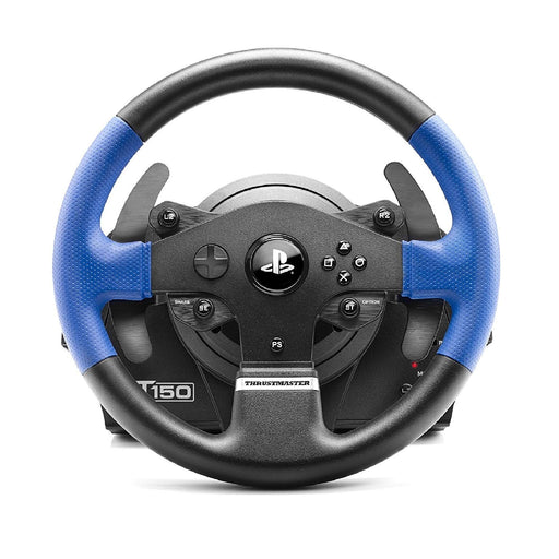 THRUSTMASTER T150 Force Feedback Ergonomic Racing Wheel for PS4 and PC Black, Blue