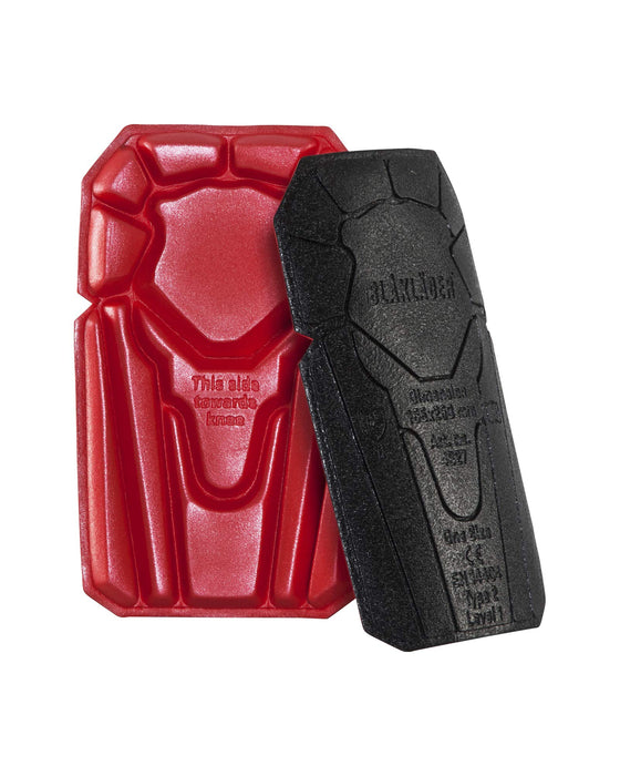 BLÅKLÄDER Knee Pads 40271203 PE (Polyethylene) Black, Red Size One size