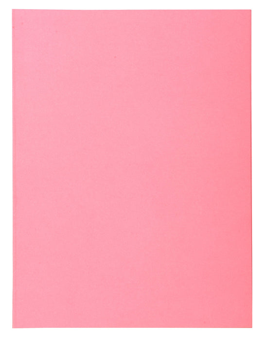 Exacompta Super Square Cut Folder A4 Pink Cardboard 160 gsm Pack of 500