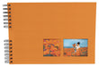 Exacompta Milano Photo Album Spiral Hardback Paper 22 x 32 x 3 cm Orange