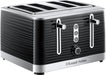 Russell Hobbs Toaster 4 Slices Inspire Black