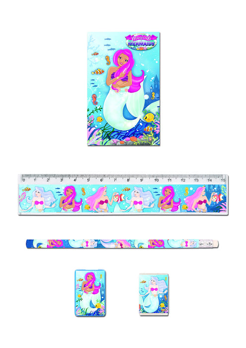 Magical Mermaids Fun Stationery Set 5-Piece