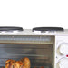 igenix Mini Oven Double Hotplates IG7130 1500W White