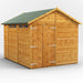 Power Garden Shed 108PASSDD Golden Brown 10x8