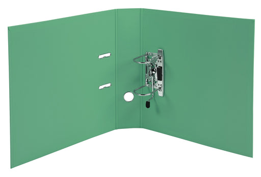 Exacompta PremTouch Lever Arch File A4 70 mm Green 2 ring 53743E Cardboard, PVC (Polyvinyl Chloride) Portrait Pack of 10