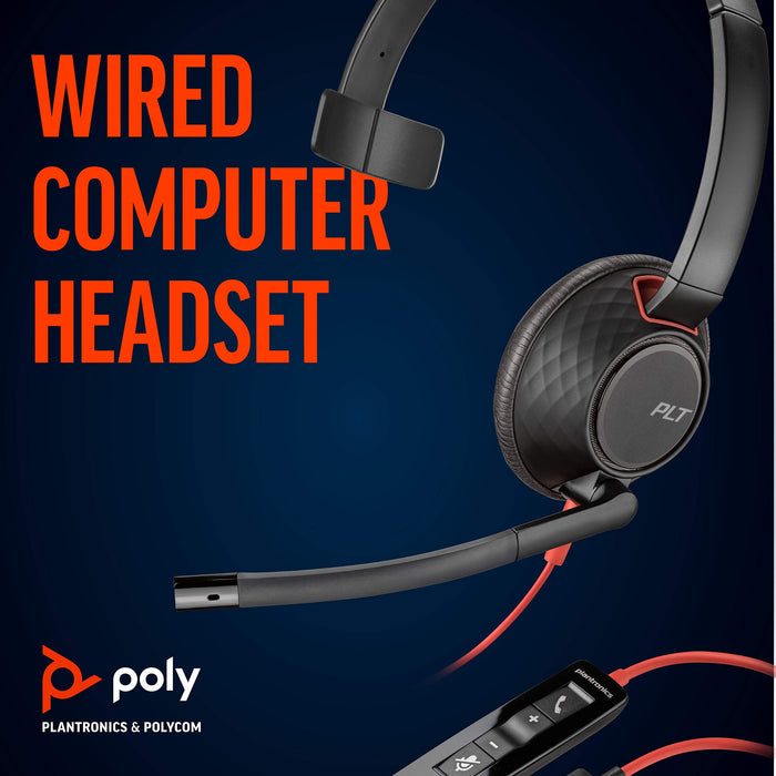 Poly Blackwire 5210 USB-A Wired Headset