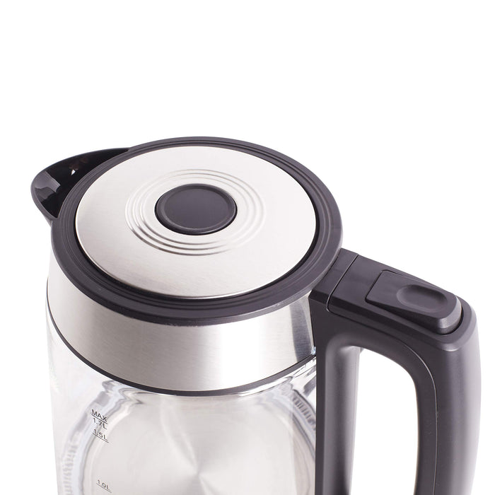 NEO Kettle NORDIC-SILVER 1.7 L Glass & Stainless Steel 2200 W Silver