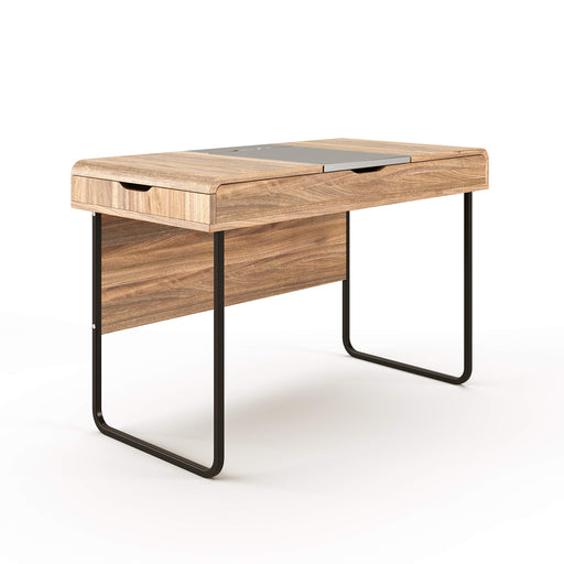 Alphason Gaming Desk Dorset Walnut 750 x 1180 mm