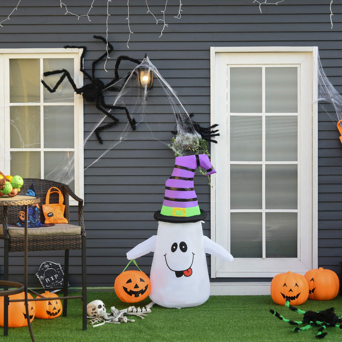 HOMCOM Inflatable Halloween Decoration 844-314V70 Multicolour 80 x 500 x 120 (W x D x H)