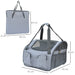 PawHut Pet Carrier Grey 340 mm x 410 mm x 300 mm