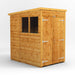 Power Garden Shed 46PPDD Golden Brown 4x6