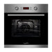 Statesman Built-In Multifunction BSM60SS Fan Oven 8 Cooking Functions Stainless Steel Black