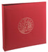 Coin Binder 24.5x25cm Burgundy 5 pages x 43 compartments