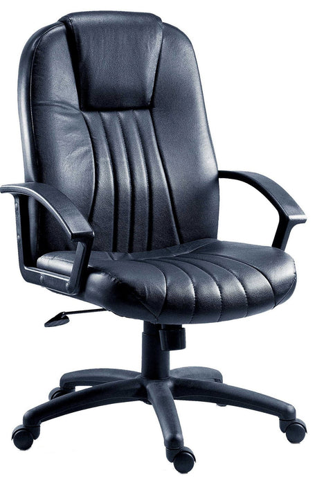 Cith Bonded Leather Faced Executive Office Chair Black - 8099