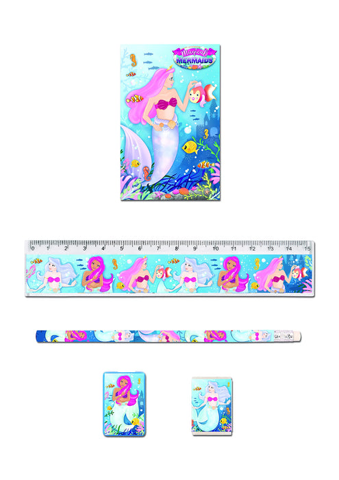 Magical Mermaids Fun Stationery Set 5-Piece