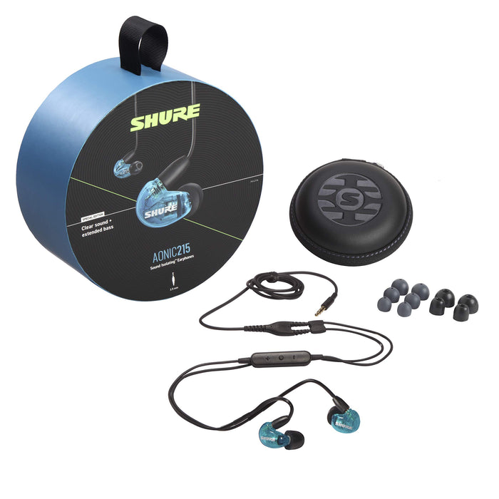 Shure Wired Earphones Blue